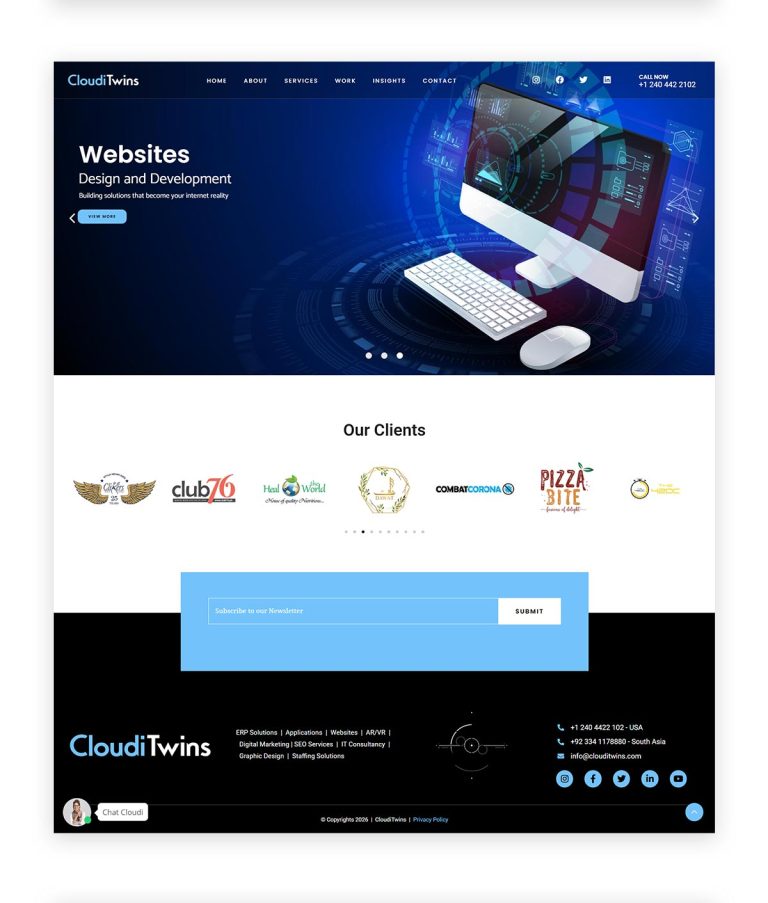 Cloudtwins – Website
